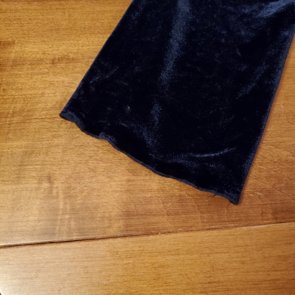 NWT Hype Girls Navy Blue Velour Dress - Picture 8 of 15